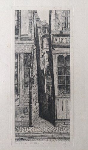 Rue des Trois Canettes di Adolphe-Martial Martial-Potémont, Stampa in vendita su Singulart