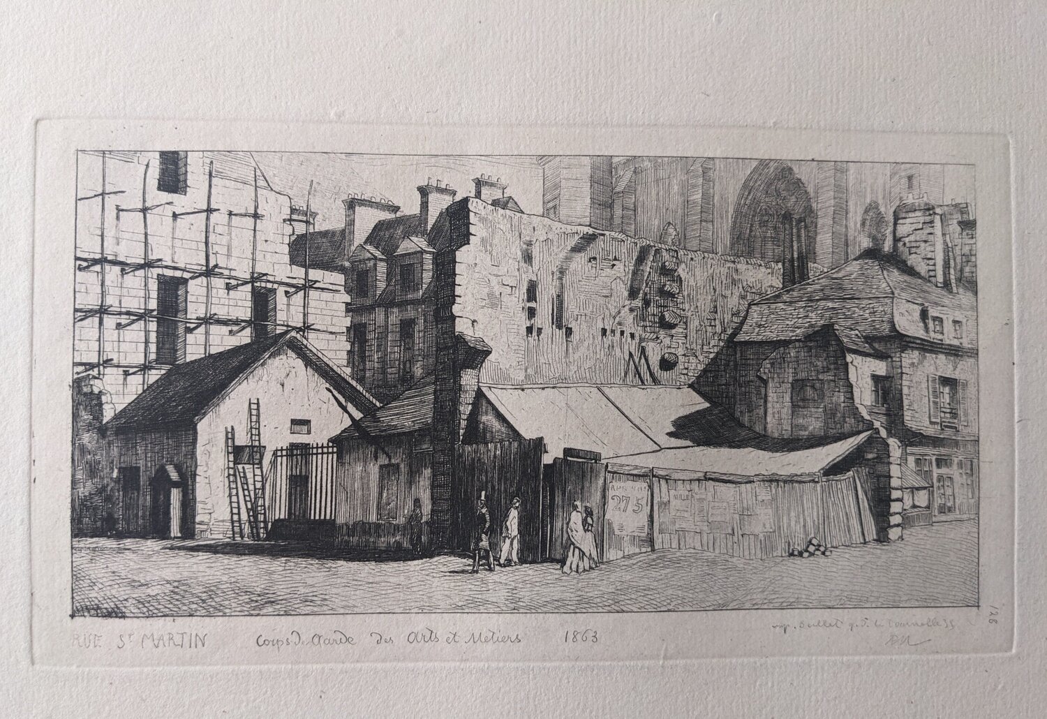 Rue St Martin Adolphe-Martial Martial-Potémont Druck zu verkaufen
