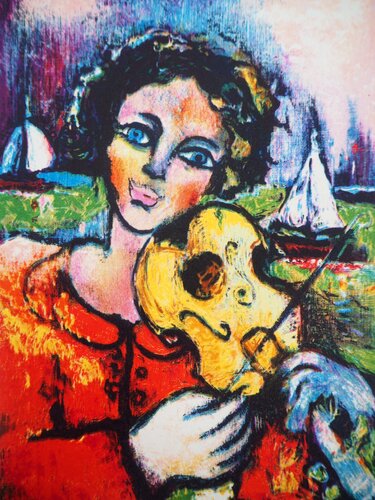 L’amoureux au violon by Alain Sorkine, Print for Sale on Singulart