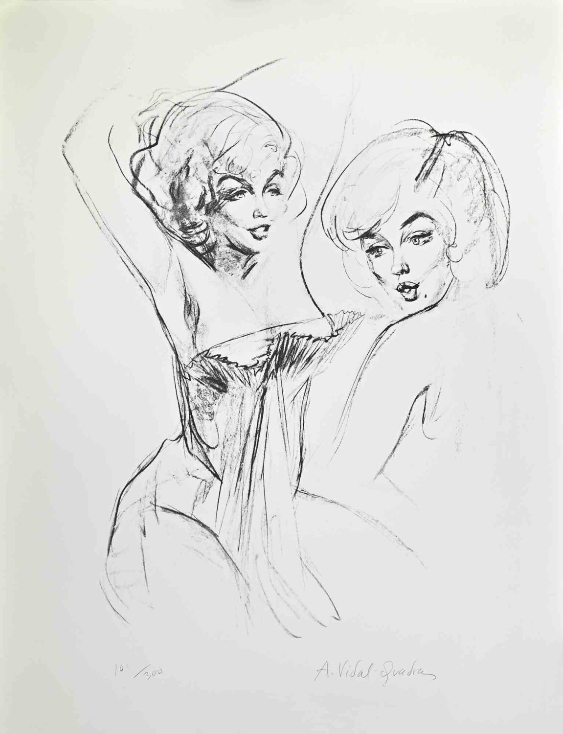 Double Marilyn Alejo Vidal-Quadras Veiga Print for sale
