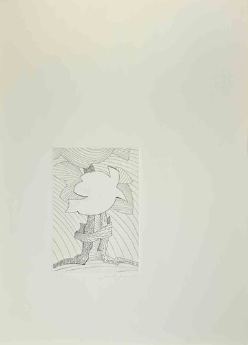 Abstract Composition by Amintore Fanfani, Print for Sale on Singulart