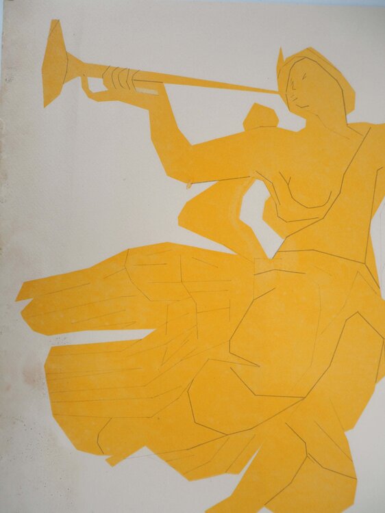 Femme à la Trompette  André Beaudin