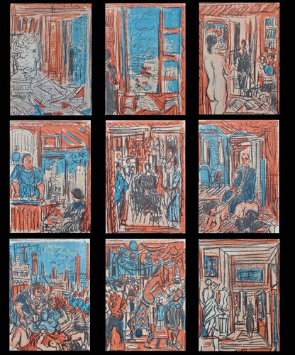 Vie parisienne by André Cottavoz, 版画 for Sale on Singulart