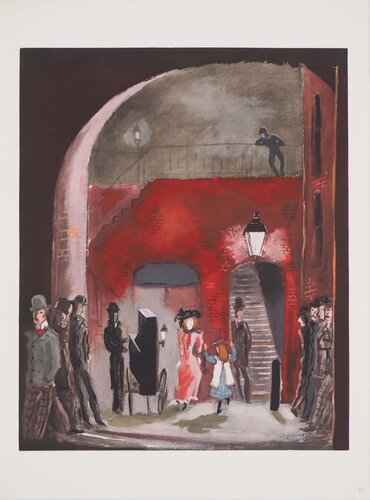 La ruelle by André Dignimont, Print for Sale on Singulart