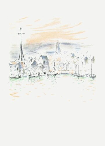 Lumières de Honfleur I von André Hambourg, Druck kaufen auf Singulart