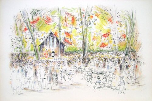 Lumières de Honfleur XII von André Hambourg, Druck kaufen auf Singulart