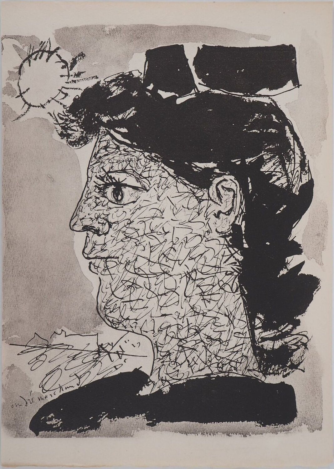 Femme au profil André Marchand