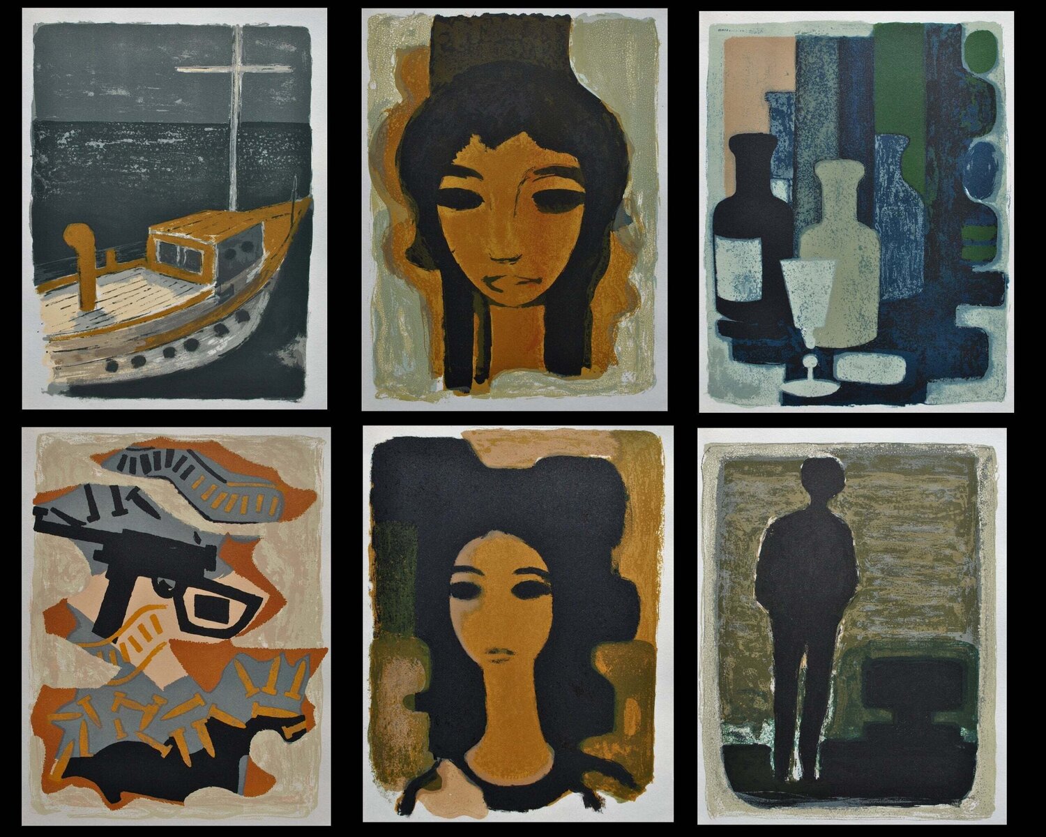 Une vie de pêche Andre Minaux Print for sale