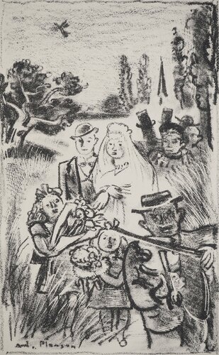Parade nuptiale by André Planson, Print for Sale on Singulart