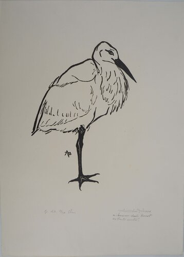 Cigogne by André-Roland Brudieux, 版画 for Sale on Singulart