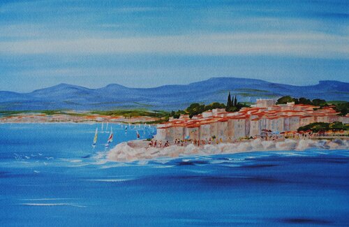 Les calanques von Anne-Marie Briante, Druck kaufen auf Singulart