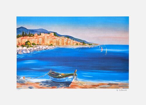 La barque I by Anne-Marie Briante, Print for Sale on Singulart