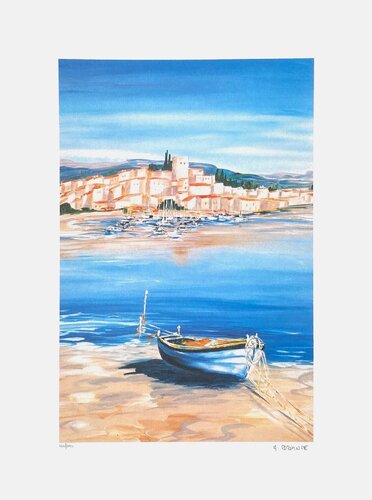 La barque II by Anne-Marie Briante, Print for Sale on Singulart