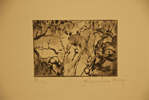 Corvèe de Bois by Anselmo Bucci, Print for Sale on Singulart