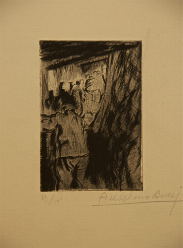 En Trauchée Couverte by Anselmo Bucci, Print for Sale on Singulart