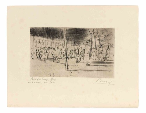 Paris qui Bouge - Rumeur Sinistre by Anselmo Bucci, Print for Sale on Singulart