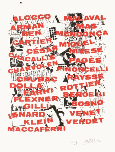 Ecole de Nice III by Arman, Print for Sale on Singulart