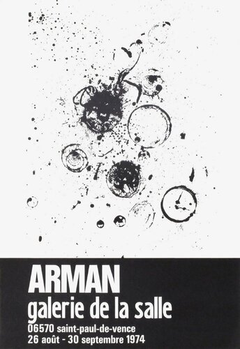 Expo 74 - Galerie de La Salle von Arman, Druck kaufen auf Singulart