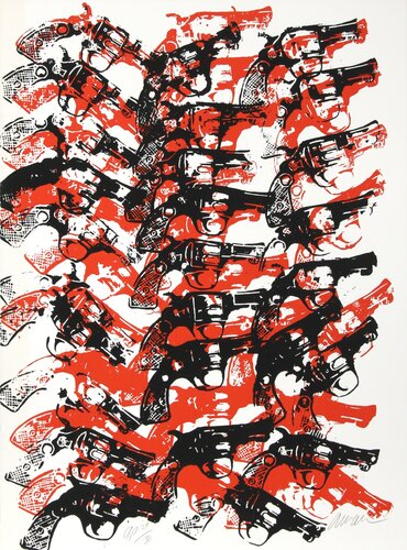 Bloody Guns van Arman, Afdruk te koop op Singulart