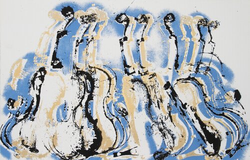 Blue Variations van Arman, Afdruk te koop op Singulart
