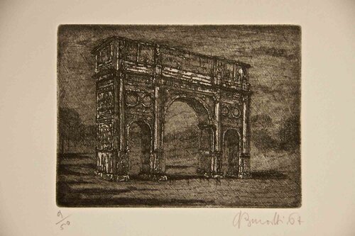 Rome, Arch of Constantine by Armando Buratti, Print for Sale on Singulart