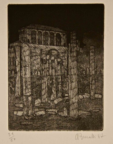 Trajan's Market von Armando Buratti, Druck kaufen auf Singulart