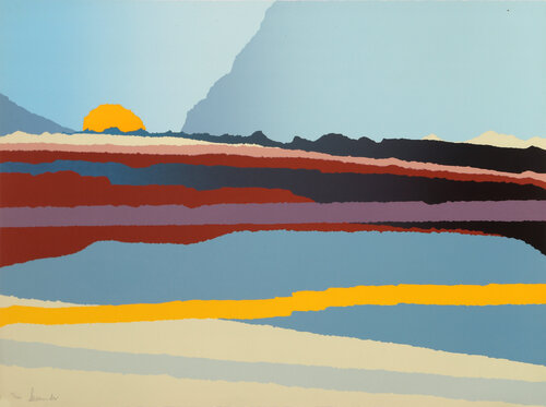Sunset Landscape van Arthur Secunda, Afdruk te koop op Singulart