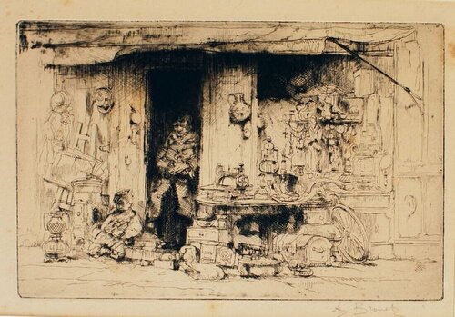 The Odds and Ends Dealer par Auguste Brouet, Édition en vente sur Singulart