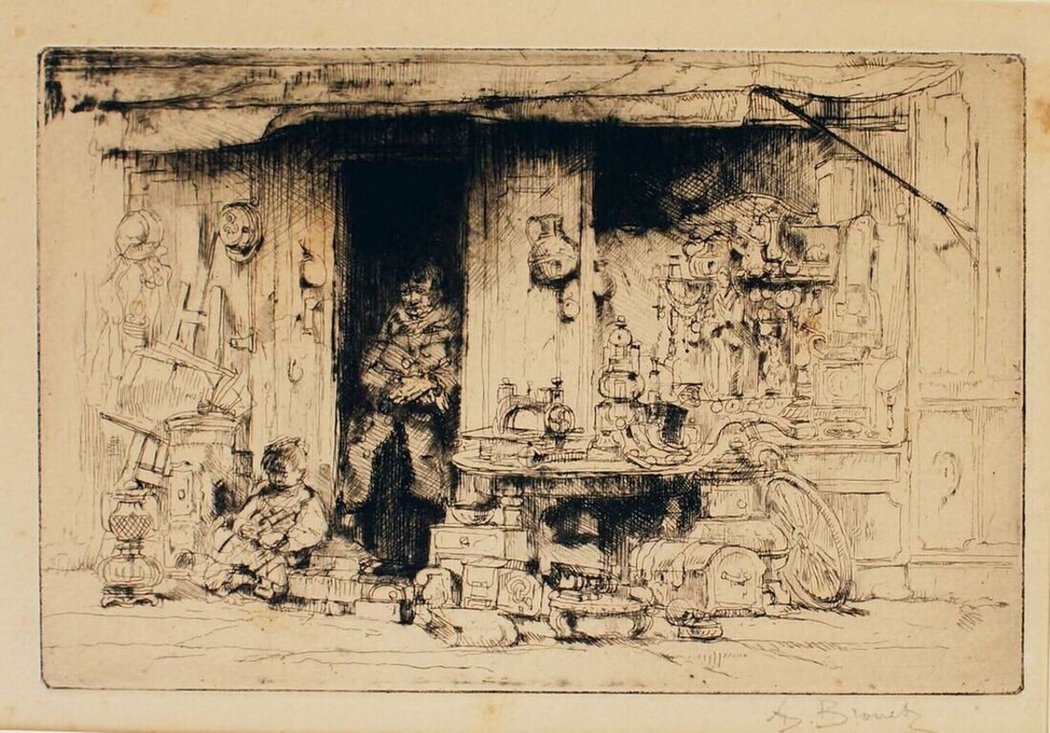 The Odds and Ends Dealer Auguste Brouet