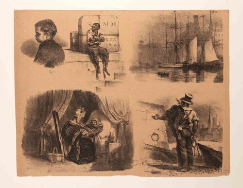 Croquis pour les Enfants von Auguste Raffet, Druck kaufen auf Singulart