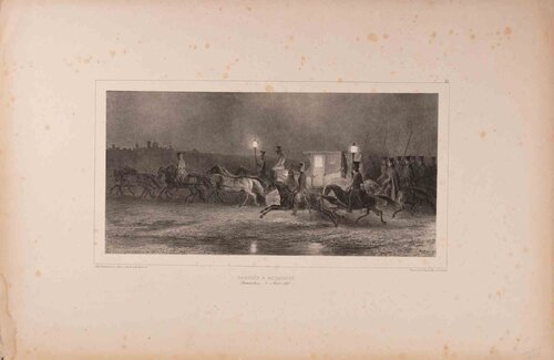 Arrivée à Kicheneff (Bessarabie), 1er Août 1837 von Auguste Raffet, Druck kaufen auf Singulart
