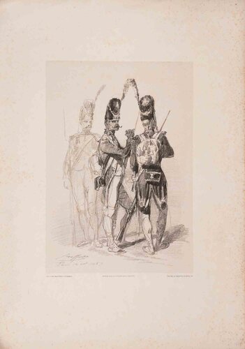 Study of Soldiers von Auguste Raffet, Druck kaufen auf Singulart