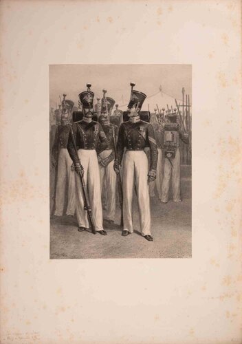 Soldats en tenue de parade van Auguste Raffet, Afdruk te koop op Singulart