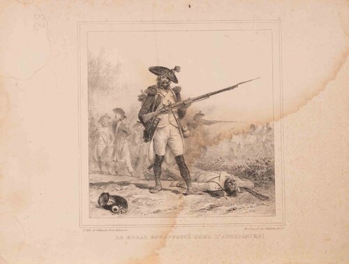  Le Moral est Affecté chez l’Autrichien! von Auguste Raffet, Druck kaufen auf Singulart