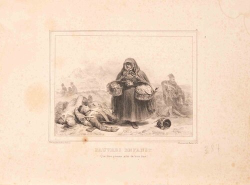  Pauvres Enfants!!  van Auguste Raffet, Afdruk te koop op Singulart