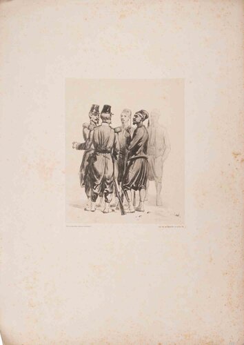 Soldats de l’Armée Ottomane von Auguste Raffet, Druck kaufen auf Singulart