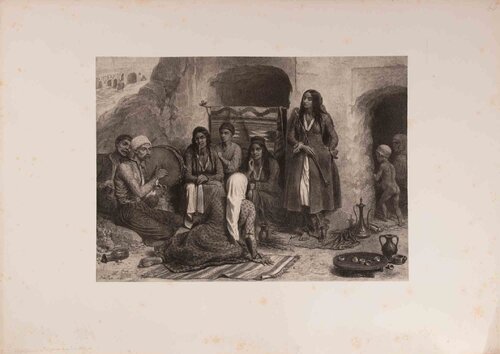  Habitantions de Tsiganes dans la Montagne von Auguste Raffet, Druck kaufen auf Singulart