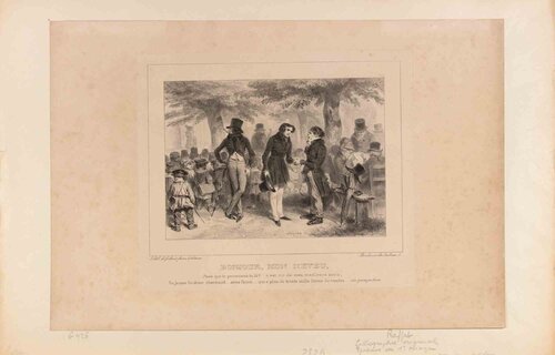 Bonjour. Mon Neveu von Auguste Raffet, Druck kaufen auf Singulart