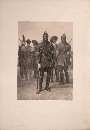 Guerriers Tcherkesses et Cosaques de l’Elbourz van Auguste Raffet, Afdruk te koop op Singulart