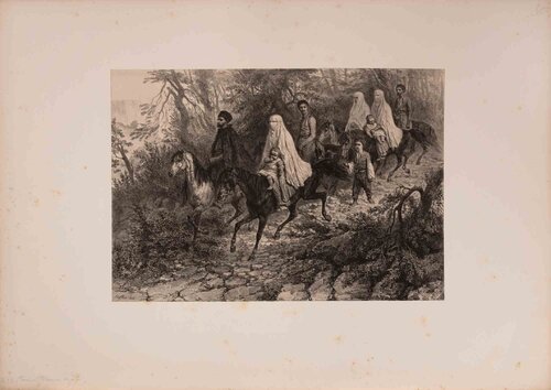 Famille Tatar en Crimée van Auguste Raffet, Afdruk te koop op Singulart