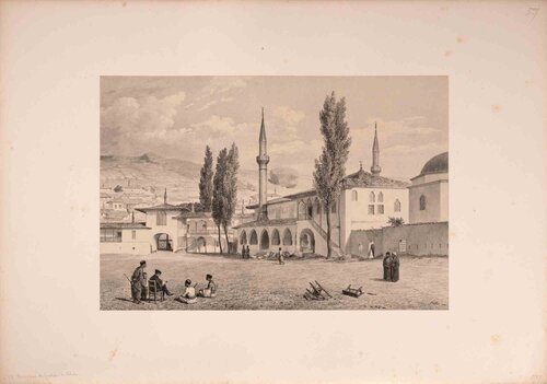 Mosquée et Palais de Khan à Bakhchisarai  von Auguste Raffet, Druck kaufen auf Singulart