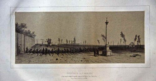 Ouverture de la Primére Parallèle by Auguste Raffet, Print for Sale on Singulart