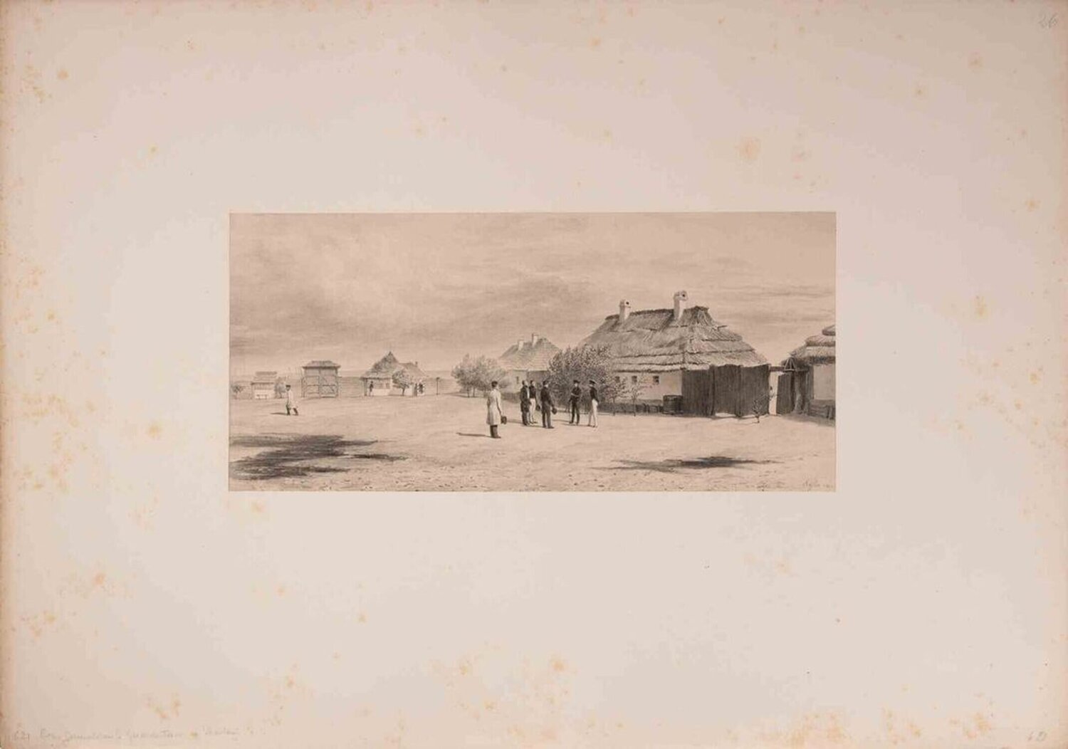Crimée – Le Quartier Tatar à Moudjou Auguste Raffet Druck zu verkaufen