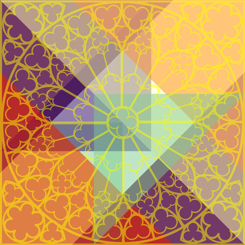 Rosarium Paris Notre Dame 1 #014 van Michel Debully, Digitaal te koop op Singulart