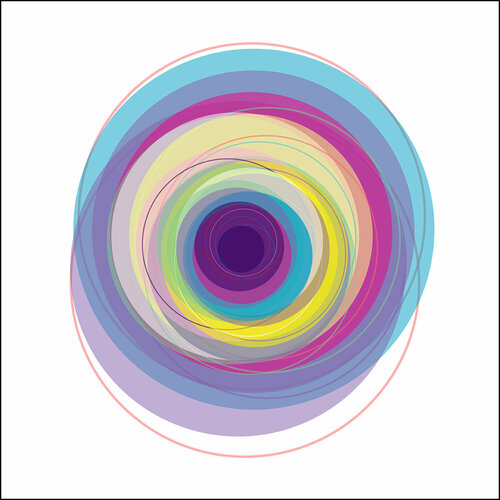 Circuli mutabiles 01 by Michel Debully, Print for Sale on Singulart