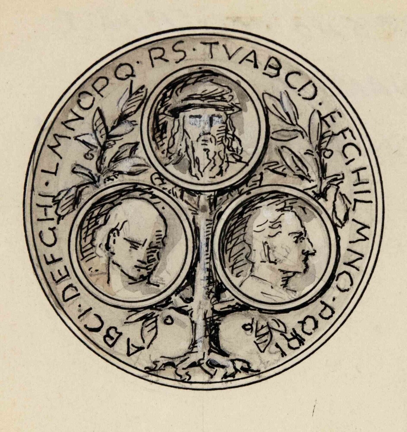 Sketch for a Medal Aurelio Mistruzzi