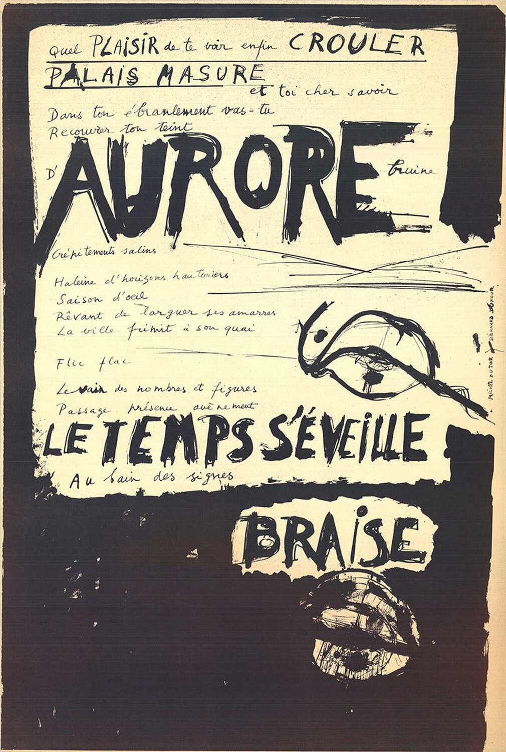 Aurore, le temps s'eveille Bernard Dufour