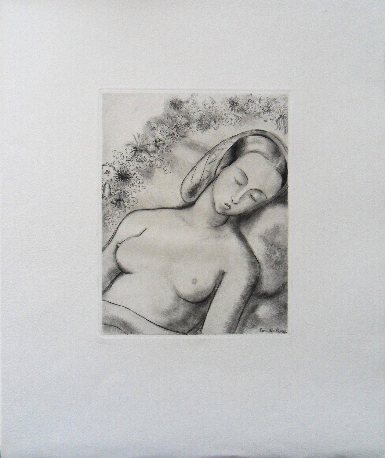 Jeune-fille endormie Camille Berg