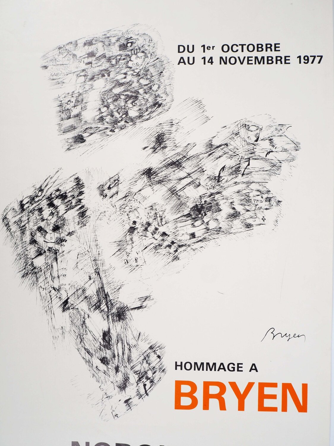 Hommage à l'artiste Camille Bryen Stampa in vendita