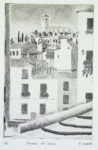 Carrera Del Darro van Camille Combe, Afdruk te koop op Singulart